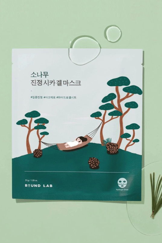 ROUND LAB Pine Calming Cica Gel Mask Sheet