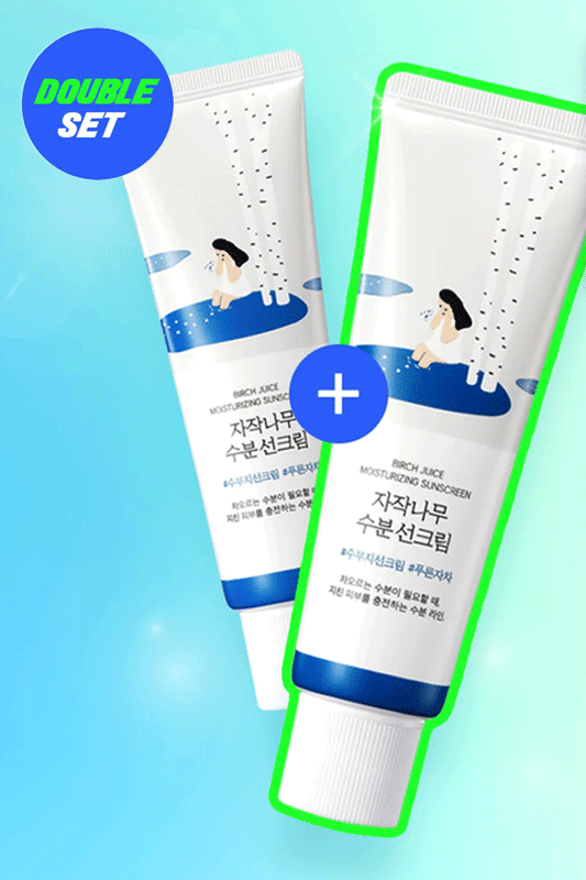 Round Lab Birch Juice Moisturizing Sunscreen (Double Set)