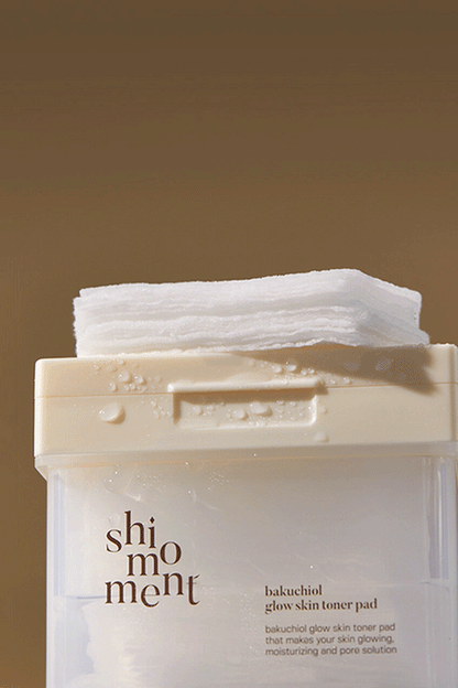 shimoment Bakuchiol Glow Skin Toner Pad