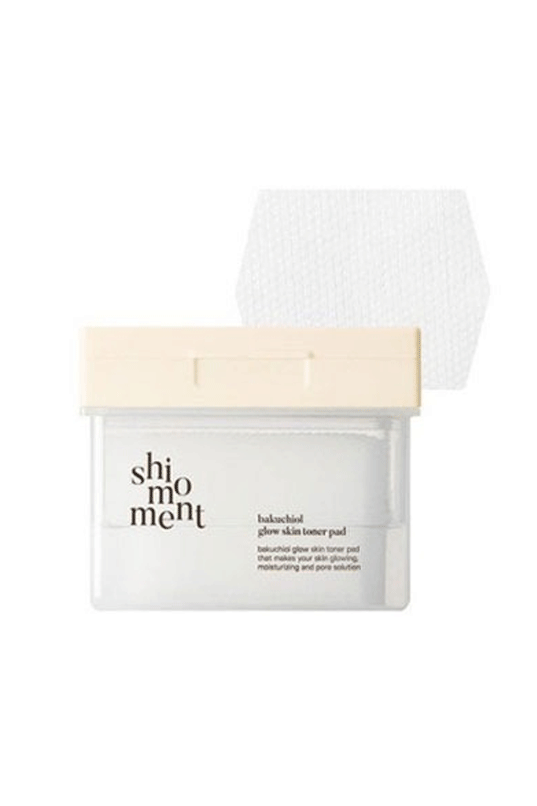 shimoment Bakuchiol Glow Skin Toner Pad