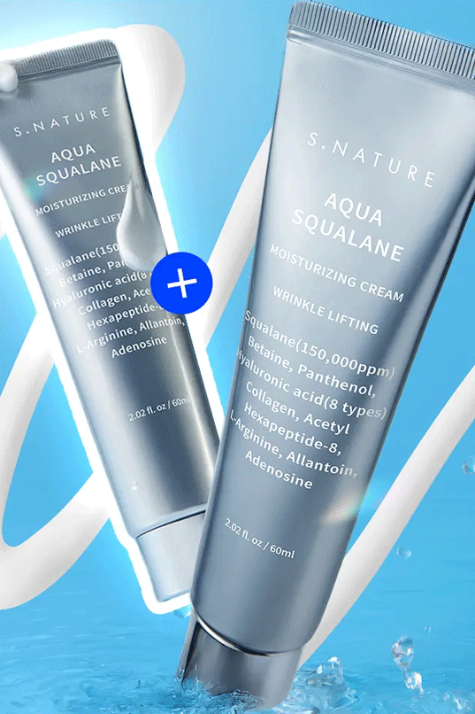 S.NATURE Aqua Squalane Moisturizing Cream (60ml, Special Set)