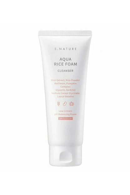 S.NATURE Aqua Rice Foam Cleanser