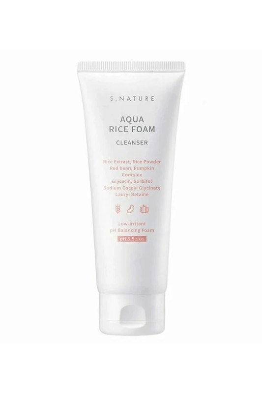 S.NATURE Aqua Rice Foam Cleanser