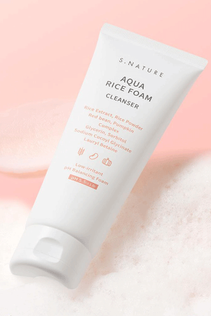 S.NATURE Aqua Rice Foam Cleanser