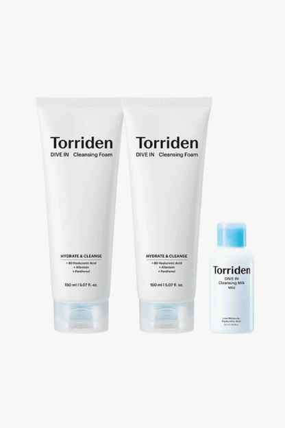 Torriden Dive In Hyaluronic Acid Cleansing Foam (Double Set, Upgraded)