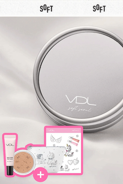 VDL Cover Stain Perfecting Cushion Refill Set (SOFT SEOUL EDITION)