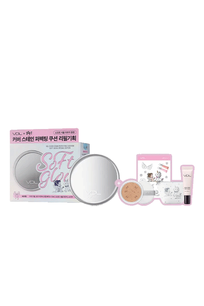 VDL Cover Stain Perfecting Cushion Refill Set (SOFT SEOUL EDITION)