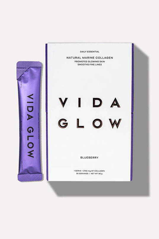 Vida Glow Blueberry Natural Marine Collagen Powder