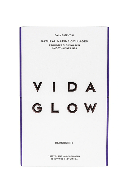 Vida Glow Blueberry Natural Marine Collagen Powder