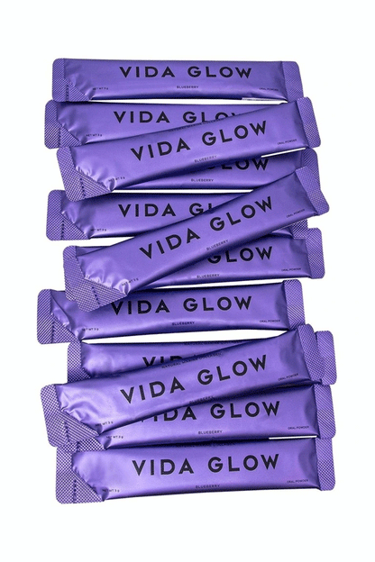 Vida Glow Blueberry Natural Marine Collagen Powder