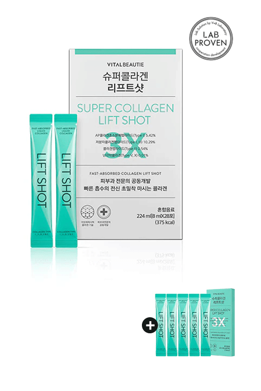 VITALBEAUTIE Super Collagen Liftshot (1 Month Supply)