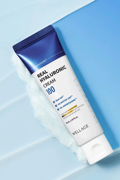 WELLAGE Real Hyaluronic 100 Cream (Double Pack)