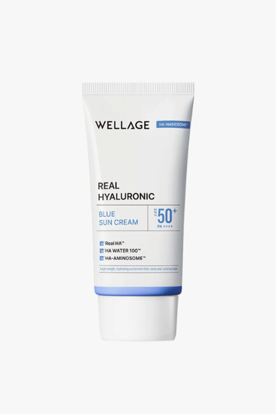 WELLAGE Real Hyaluronic Blue Sun Cream